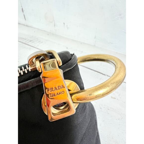 Prada Milano Tessuto Adjustable Single Strap Shoulder Handbag Black - Picture 14 of 16